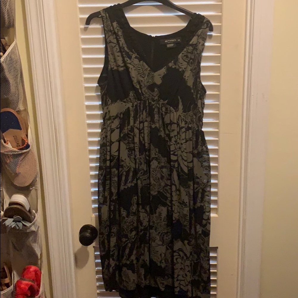 Black dress with beautiful beadwork